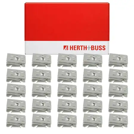 25x HERTH+BUSS Schnappmutter Unterfahrschutz Radlauf f&uuml;r AUDI SEAT SKODA VW N90959101