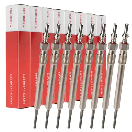 8x HERTH+BUSS ELPARTS Gl&uuml;hkerze f&uuml;r VW Touareg A8 Q7 SQ7 SQ8 Cayenne Panamera 4.0/4.2 TDI