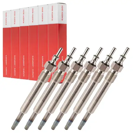 6x HERTH+BUSS ELPARTS Gl&uuml;hkerze f&uuml;r MERCEDES W210 S210 W463 W140 300D/Turbo-D OM606