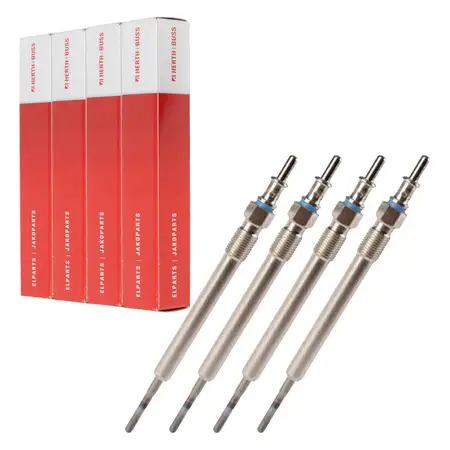 4x HERTH+BUSS ELPARTS Glow Plug for MERCEDES W204, S204, W211, S211, 200CDI, 220CDI, OM646