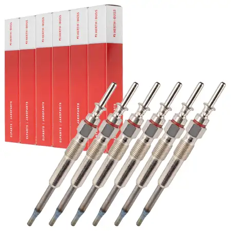 6x HERTH+BUSS ELPARTS Gl&uuml;hkerze f&uuml;r BMW E46 E90-93 E60/61 E63/64 E65-67 X3 M57 12237786869