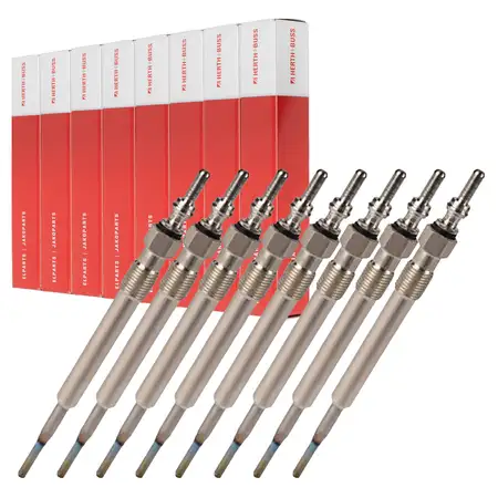 8x HERTH+BUSS ELPARTS Gl&uuml;hkerze f&uuml;r AUDI A8 4D D2 3.3/4.0 TDI quattro 224/275 PS