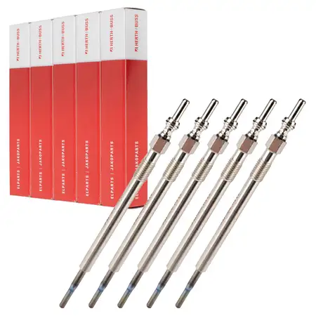 5x HERTH+BUSS ELPARTS Gl&uuml;hkerze f&uuml;r VOLVO S60 1 S80 1 V70 2 XC70 1 XC90 1 2.4 D/D5 8631607