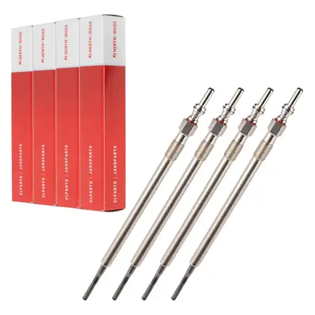 4x HERTH+BUSS ELPARTS Glow Plug for MERCEDES W169 A160-200DI W245 B180/200CDI OM640