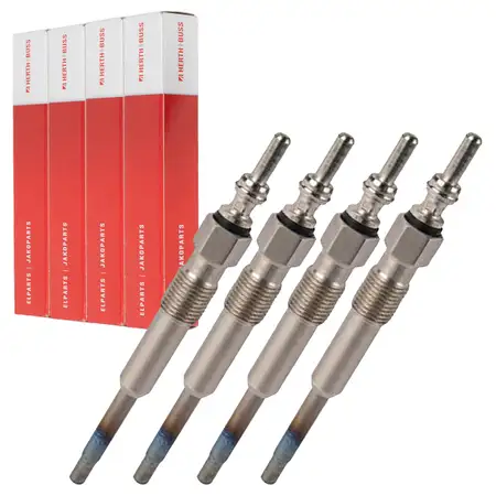 4x HERTH+BUSS ELPARTS Gl&uuml;hkerze VW Golf 4 Passat B5.5 Polo 9N Shaaran T5 A3 A4 A6 1.9 TDI