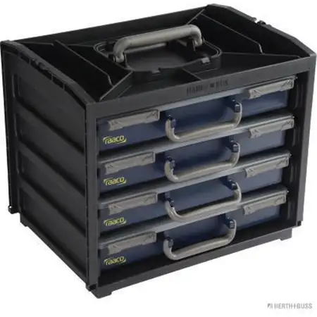 HERTH+BUSS ELPARTS 99994533 Rahmen Sortimentskasten + 4x Sortimentskasten 376x310x265mm