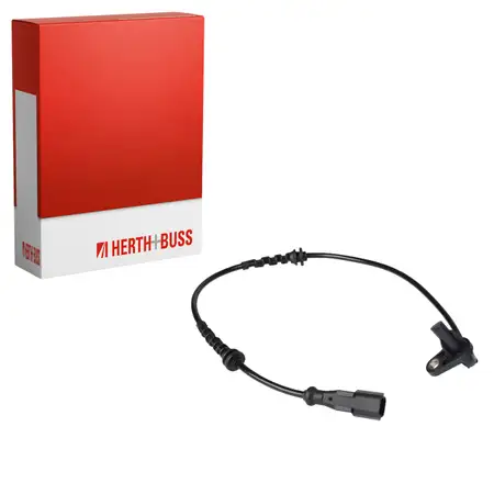 HERTH+BUSS ABS Sensor Raddrehzahl rechteckig f&uuml;r DACIA Sandero RENAULT Clio 3 hinten links