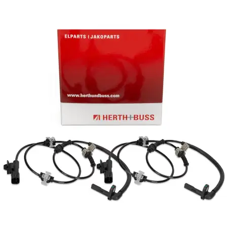 2x HERTH+BUSS ELPARTS 70660426 ABS Sensor Raddrehzahl f&uuml;r OPEL Astra K Vorne 42703444