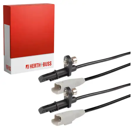 2x HERTH+BUSS ABS Wheel Speed Sensor for PSA Jumpy 2 Expert Spacetourer and FIAT Scudo (front)