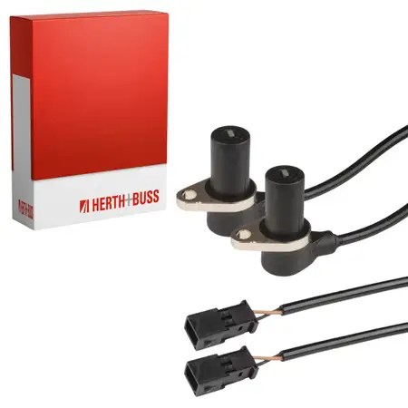 2x HERTH+BUSS ELPARTS ABS Sensor Raddrehzahl f&uuml;r AUDI A4 8E B6 hinten 8E0927807B