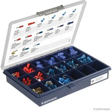 HERTH+BUSS ELPARTS 54254113 Sortiment Quetschverbinder Crimpverbinder 0,5-2,5mm 295 St&uuml;ck