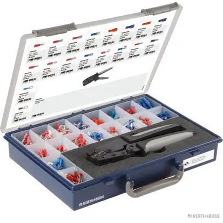 HERTH+BUSS ELPARTS 54254152 Sortiment Crimpverbinder Quetschverbinder + Zange 450 St&uuml;ck