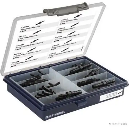 HERTH+BUSS ELPARTS 54271300 Sortiment Schlauchverbinder Verbinder 3-6mm 60 St&uuml;ck