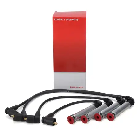 HERTH+BUSS Ignition Cable Set for FORD Fiesta 5 Fision Ka RB 1.25 16V, 1.3 60-75 hp, and 1.6i 95 hp