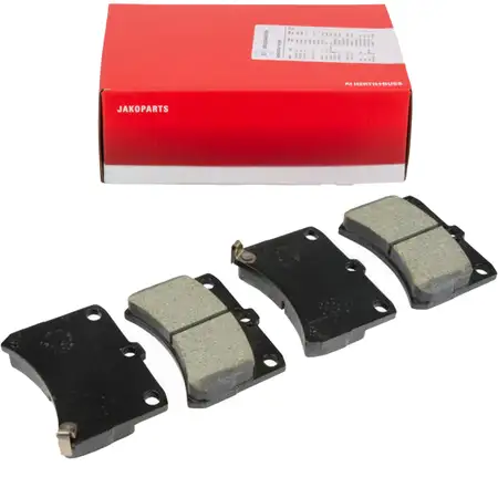 HERTH+BUSS JAKOPARTS Brake Pads for DAIHATSU CUORE V (L7_) 1.0 54/56/58 hp (front)