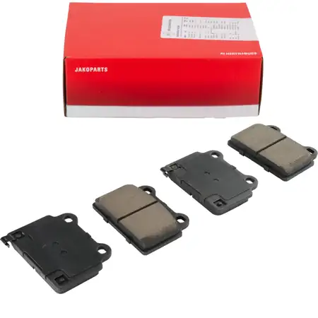 HERTH+BUSS JAKOPARTS Brake Pads for MITSUBISHI LANCER VIII EVO X 295 HP (Rear)