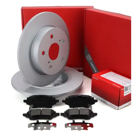 HERTH+BUSS Bremsscheiben + Bremsbel&auml;ge f&uuml;r TOYOTA Corolla E21 SUZUKI Swace hinten