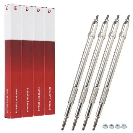 4x HERTH+BUSS JAKOPARTS Gl&uuml;hkerze f&uuml;r NISSAN Cabstar Interstar Patrol 5 Wagon 3.0 DIESEL