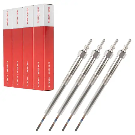 4x HERTH+BUSS JAKOPARTS Gl&uuml;hkerze f&uuml;r HONDA Accord 7 8 Civic 8 9 CR-5 2 3 4 FR-5 1.6/2.2 D