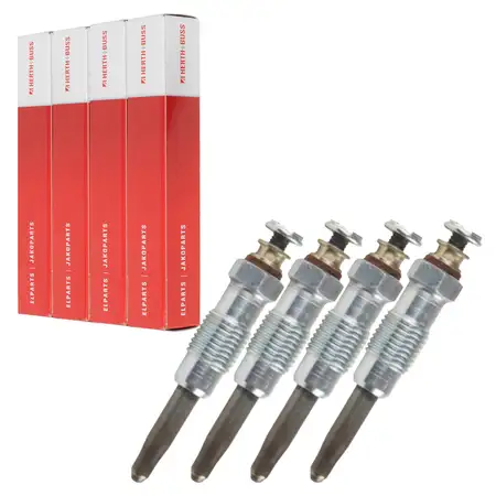 4x HERTH+BUSS JAKOPARTS Gl&uuml;hkerze f&uuml;r ALFA ROMEO BMW FIAT FORD MERCEDES OPEL PSA RENAULT