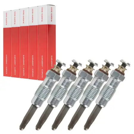 5x HERTH+BUSS JAKOPARTS Gl&uuml;hkerze f&uuml;r MERCEDES W201 W123 W124 W460 Sprinter OM617 OM602