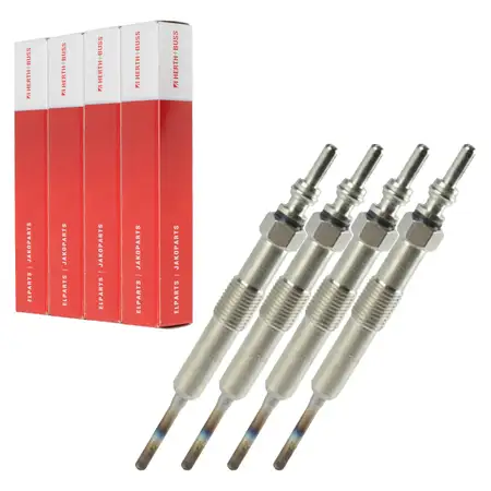 4x HERTH+BUSS JAKOPARTS Gl&uuml;hkerze f&uuml;r DACIA MERCEDES OM607 NISSAN RENAULT 1.5 DIESEL