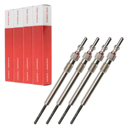 4x HERTH+BUSS Gl&uuml;hkerze f&uuml;r ALFA ROMEO CHEVROLET CITROEN FIAT FORD LANCIA OPEL 1.3 D