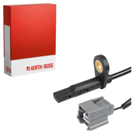 HERTH+BUSS ABS Wheel Speed Sensor for NISSAN Qashqai 2 SUV and RENAULT Kadjar (front)