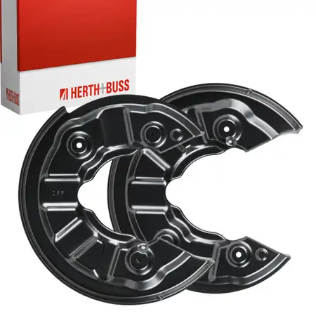 2x HERTH+BUSS Spritzblech f&uuml;r VW Golf 7 A3 8V Q2 GA Leon 5F KL Karoq Octavia 3 hinten