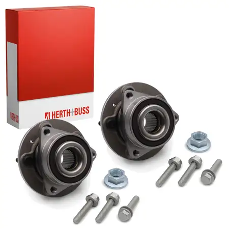 2x HERTH+BUSS Radnabe + Radlager f&uuml;r OPEL Astra J mit 300mm Cascada Zafira C vorne