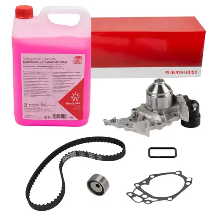 HERTH+BUSS Zahnriemensatz Wapu 5L Frostschutz f&uuml;r RENAULT Clio 1 2 Kangoo Twingo 1 1.2