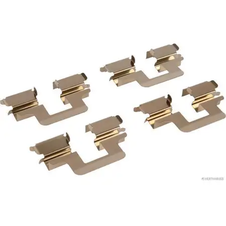 HERTH+BUSS Zubeh&ouml;rsatz Bremsbel&auml;ge f&uuml;r ALFA ROMEO AUDI RENAULT SEAT SKODA VW hinten