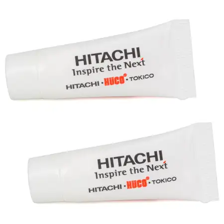 2x 10g HITACHI ASTEMO 134100 Gl&uuml;hkerzen Montagefett Kerzensteckerfett Paste Tube