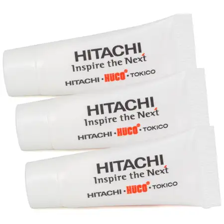 3x 10g HITACHI ASTEMO 134100 Gl&uuml;hkerzen Montagefett Kerzensteckerfett Paste Tube