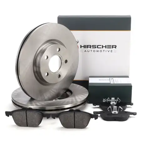 HIRSCHER Bremsscheiben + Bremsbel&auml;ge f&uuml;r FORD Kuga 2 MK2 Tourneo/Transit Connect vorne