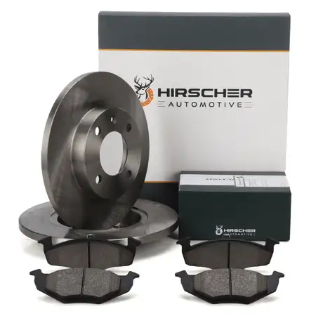 HIRSCHER Bremsscheiben + Bremsbel&auml;ge f&uuml;r SEAT Ibiza 2 Toledo 1 Cordoba vorne