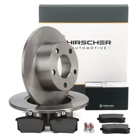 HIRSCHER Bremsen Set Bremsscheiben + Bremsbel&auml;ge f&uuml;r AUDI 100 A6 4F C4 hinten