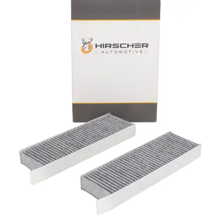 HIRSCHER Innenraumfilter Aktivkohlefilter Satz f&uuml;r PSA C4 3 208 2 OPEL Corsa F 9833351080