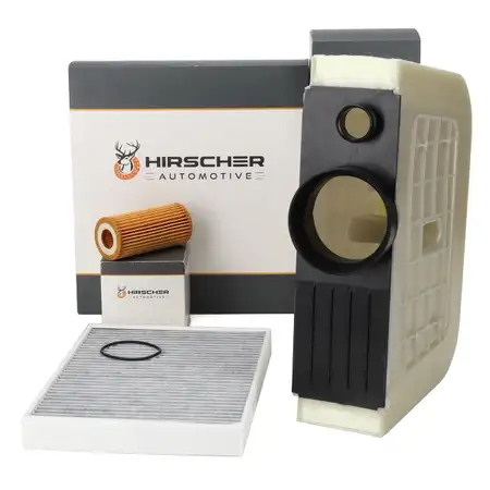 HIRSCHER Filterset Filterpaket f&uuml;r AUDI Q7 4M 2.0 TFSI quattro 252 PS ab 08.2015