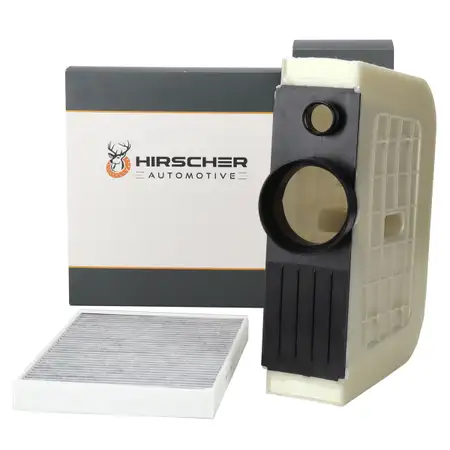 HIRSCHER Innenraumfilter + Luftfilter f&uuml;r AUDI Q7 Q8 4M VW Touareg CR 2.0/3.0 TFSI 3.0 TDI