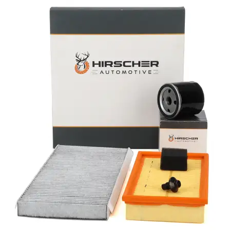 HIRSCHER Filterset Filterpaket f&uuml;r FORD Focus 1 MK1 1.4 16V 75 PS 10.1998-11.2004