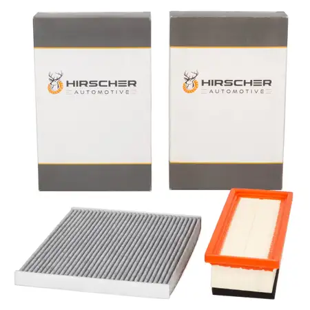 HIRSCHER Filter-Set 2-tlg f&uuml;r ALFA ROMEO Mito 955_ FIAT Punto 199_ 1.2 1.4