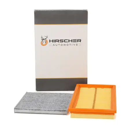 HIRSCHER Interior + Air Filter for FIAT 500 / C (312_) through 11/08 Panda (169_) 1.4 100 hp