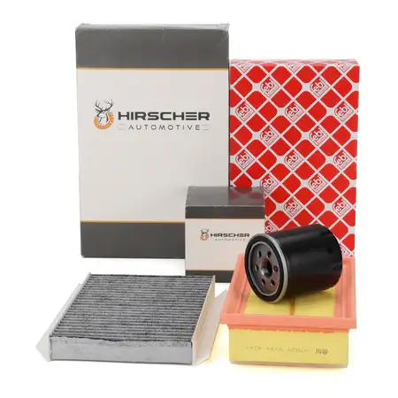 HIRSCHER Filterset Filterpaket f&uuml;r FIAT 500L (351_, 352_) 1.4 120 PS