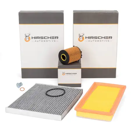 HIRSCHER Filter-Set f&uuml;r ALFA ROMEO Mito 955_ FIAT Punto 199_ 0.9 86/101/105 PS