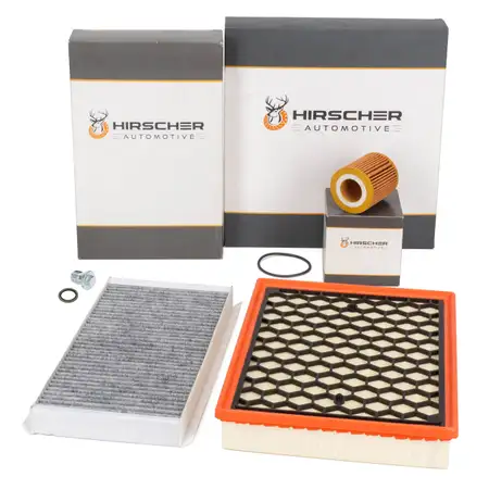 HIRSCHER Filter-Set 3-tlg f&uuml;r OPEL Signum CC Vectra C FIAT Croma 194_ 1.9 CDTI