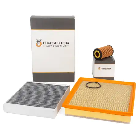 HIRSCHER Filter-Set f&uuml;r OPEL Insignia A 1.4 1.6/Turbo 1.8 16-180 PS