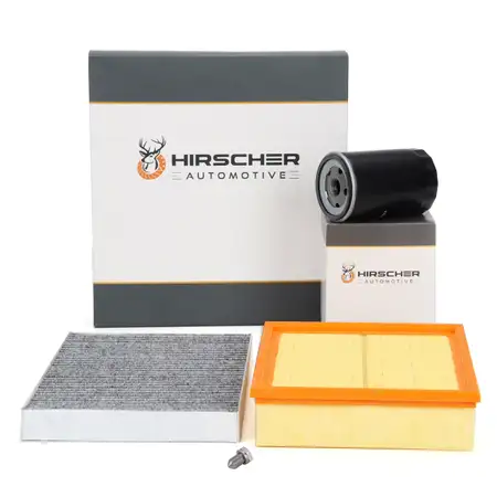 HIRSCHER Filter-Set f&uuml;r AUDI A6 4B C5 1.8/T 2.0 125-180 PS ab 07.1999