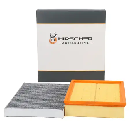 HIRSCHER Filter-Set 2-tlg f&uuml;r AUDI A6 S6 4B C5 1.8-4.2 1.9 TDI ab 07.1999