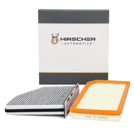 HIRSCHER Filter-Set 2-tlg f&uuml;r VW Golf 5 2.0 GTI Passat B6 A3 8P TT 8J 2.0 TFSI